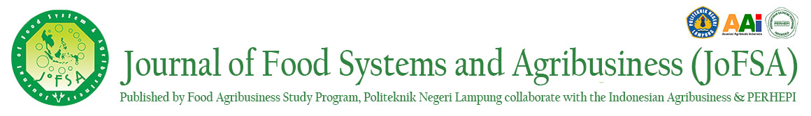 Journal of Food Systems and Agribusiness (JoFSA)